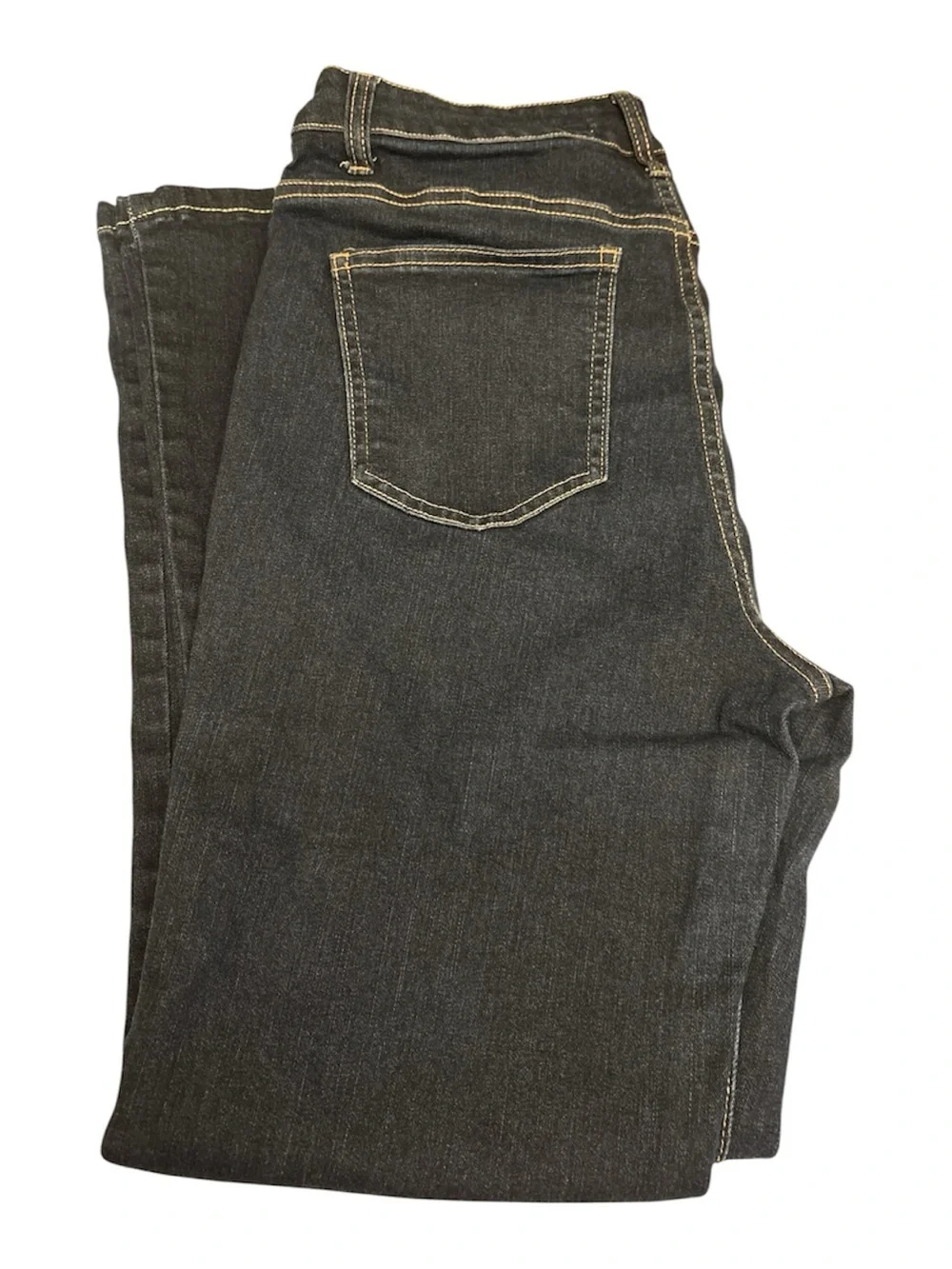 Harper Heritage High Rise Flare jeans button fly straight leg dark wash Size 28
